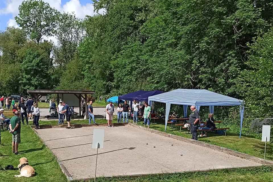 Boule Arena auf dem Deichtor Sportplatz